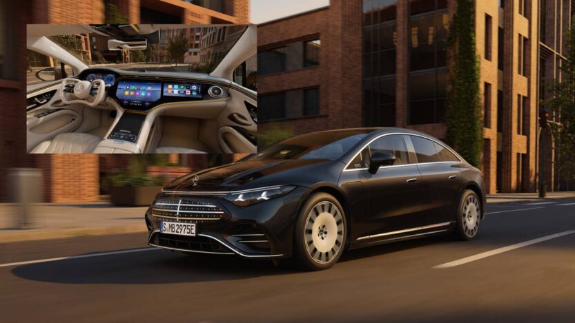 Az új EQS 575 mérföldes hatótávval és yoke kormánnyal lép szintet