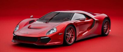 A Capricorn 01 Tutto Rosso 95 százalékban piros, és kézi váltós V8-as dübörög benne