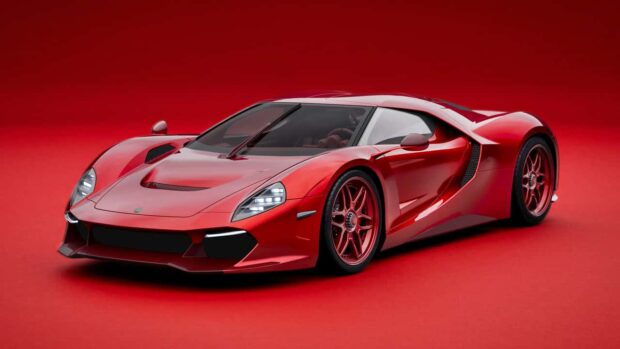 A Capricorn 01 Tutto Rosso 95 százalékban piros, és kézi váltós V8-as dübörög benne