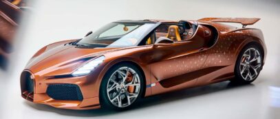 A Bugatti W16 Mistral 1600 lóerős egyedi példánya a Kis Herceg előtt tiszteleg