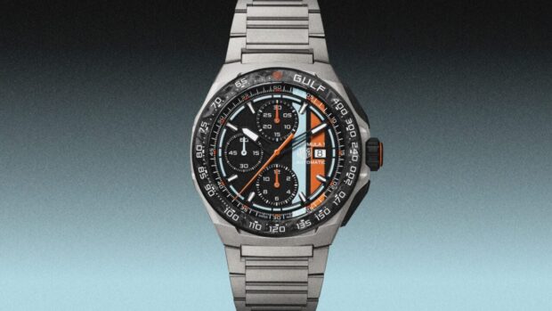 A legendás Gulf-színek visszatérnek a TAG Heuer legújabb Formula 1-es kronográfján