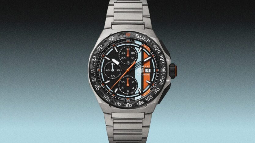 A legendás Gulf-színek visszatérnek a TAG Heuer legújabb Formula 1-es kronográfján