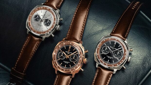 A Breitling és az Aston Martin közös órája előtt tiszteleg a legendás James Bond autó előtt