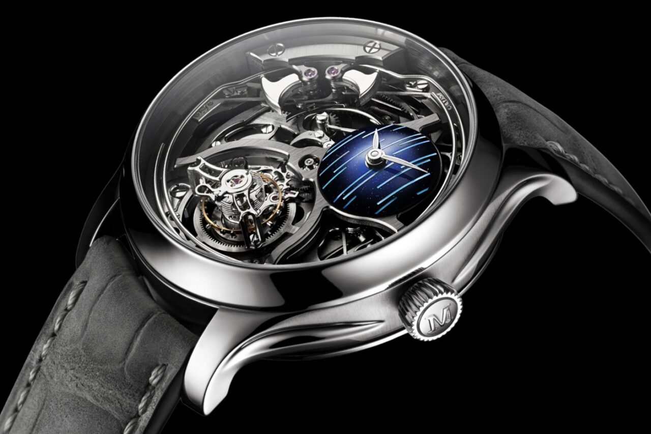 A H. Moser & Cie. Endeavour modellje hanggal, fénnyel és mozgással kelti életre a kozmikus esőt