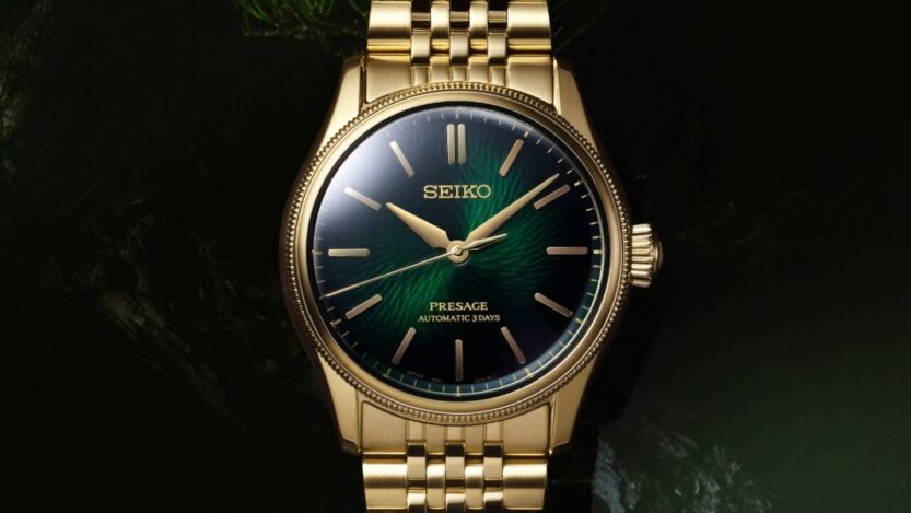 Az ősfenyők kérgének textúráját idézi meg a Seiko és a TRADMAN’S BONSAI közös Presage számlapja