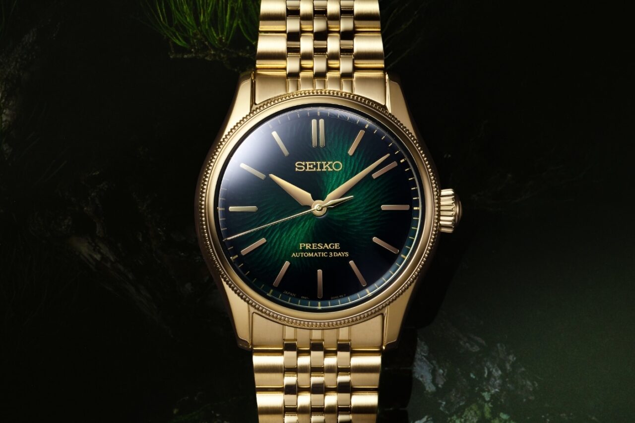 Az ősfenyők kérgének textúráját idézi meg a Seiko és a TRADMAN’S BONSAI közös Presage számlapja