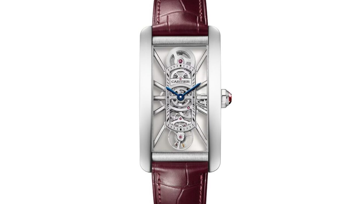 A Cartier Tank Américaine most először csontvázszerkezettel mutatkozik be az új 1988 MC kaliberrel