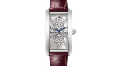 A Cartier Tank Américaine most először csontvázszerkezettel mutatkozik be az új 1988 MC kaliberrel