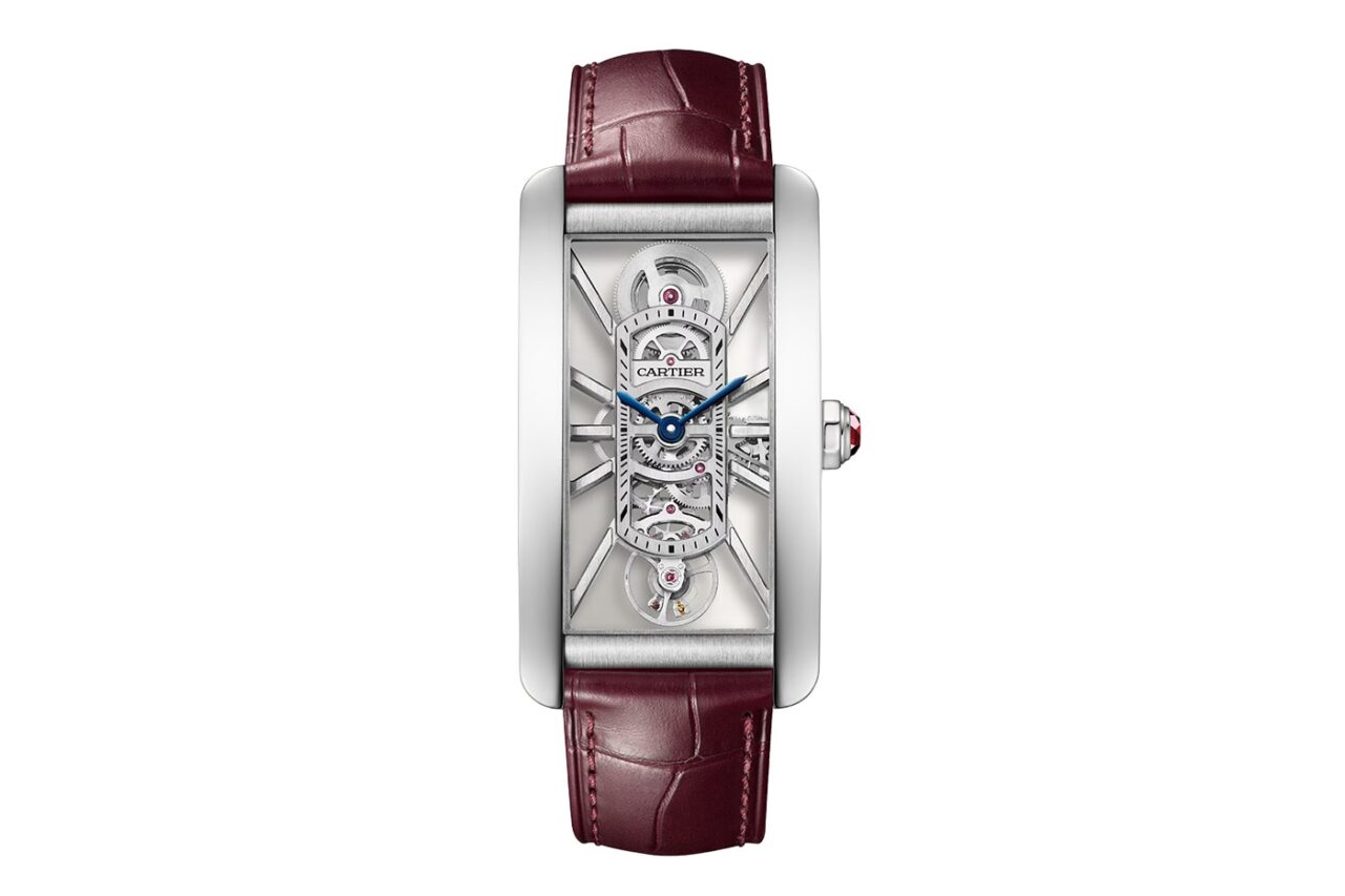 A Cartier Tank Américaine most először csontvázszerkezettel mutatkozik be az új 1988 MC kaliberrel
