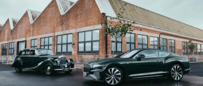 A lenyűgöző Continental GT Tribute az első Bentley előtt tiszteleg