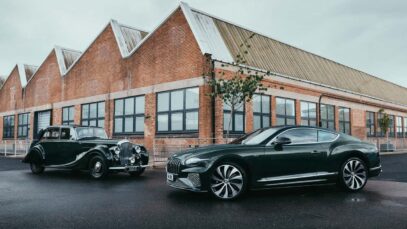 A lenyűgöző Continental GT Tribute az első Bentley előtt tiszteleg