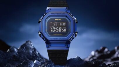 A G-Shock 80 ezer dolláros MRG-D5000 órája teljes egészében kék zafírból készült